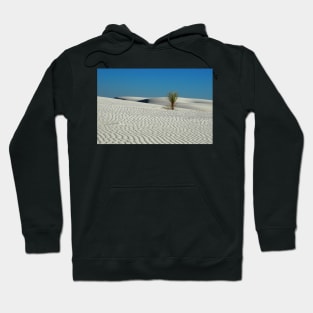 Lonely Yucca at White Sand Dunes Hoodie
